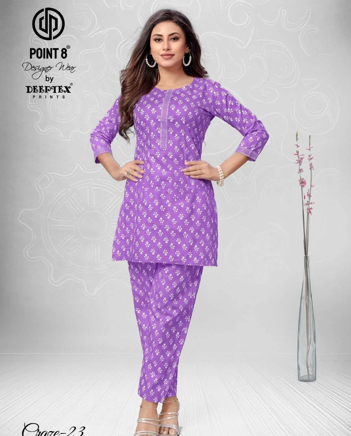 Deeptex Craze 23 vol 3 Cotton Wholesale Ready to Wear Co-Ord Set Collection