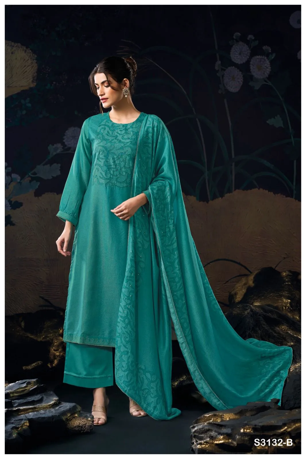 Ganga Calyn 3132 Premium Pure Bemberg Silk Wholesale Designer Salwar Suit Collection - Image 4