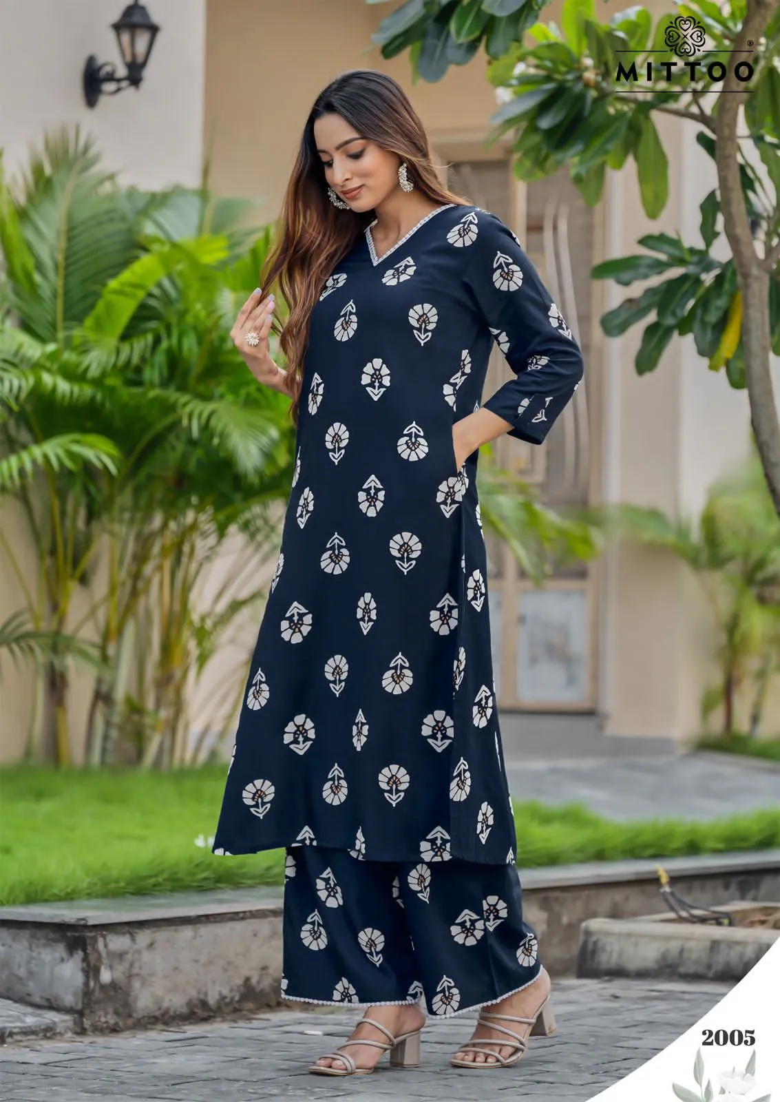 Mittoo Sulekha Rayon Print Wholesale Fancy Kurti with Pant Collection