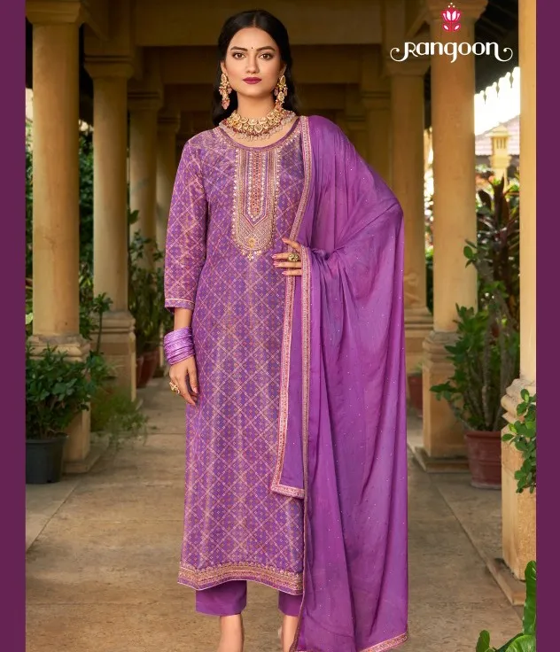 Rangoon Lakeer Silk Wholesale Readymade Salwar Suit Collection