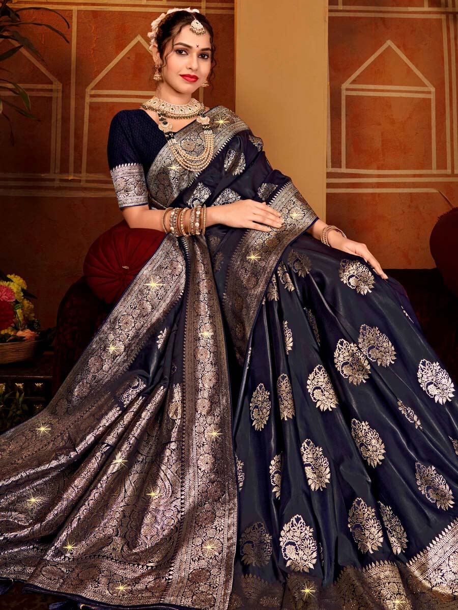 Saroj Gangavati Satin Silk Vol 1 Festive Wear Silk Wholesale Sarees Catalog