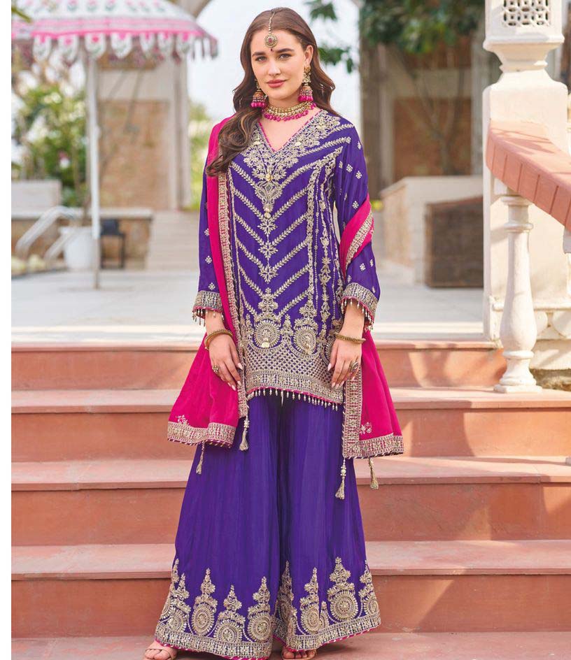 Your Choice Monalisa Chinon Wholesale Designer Salwar Kameez Catalog