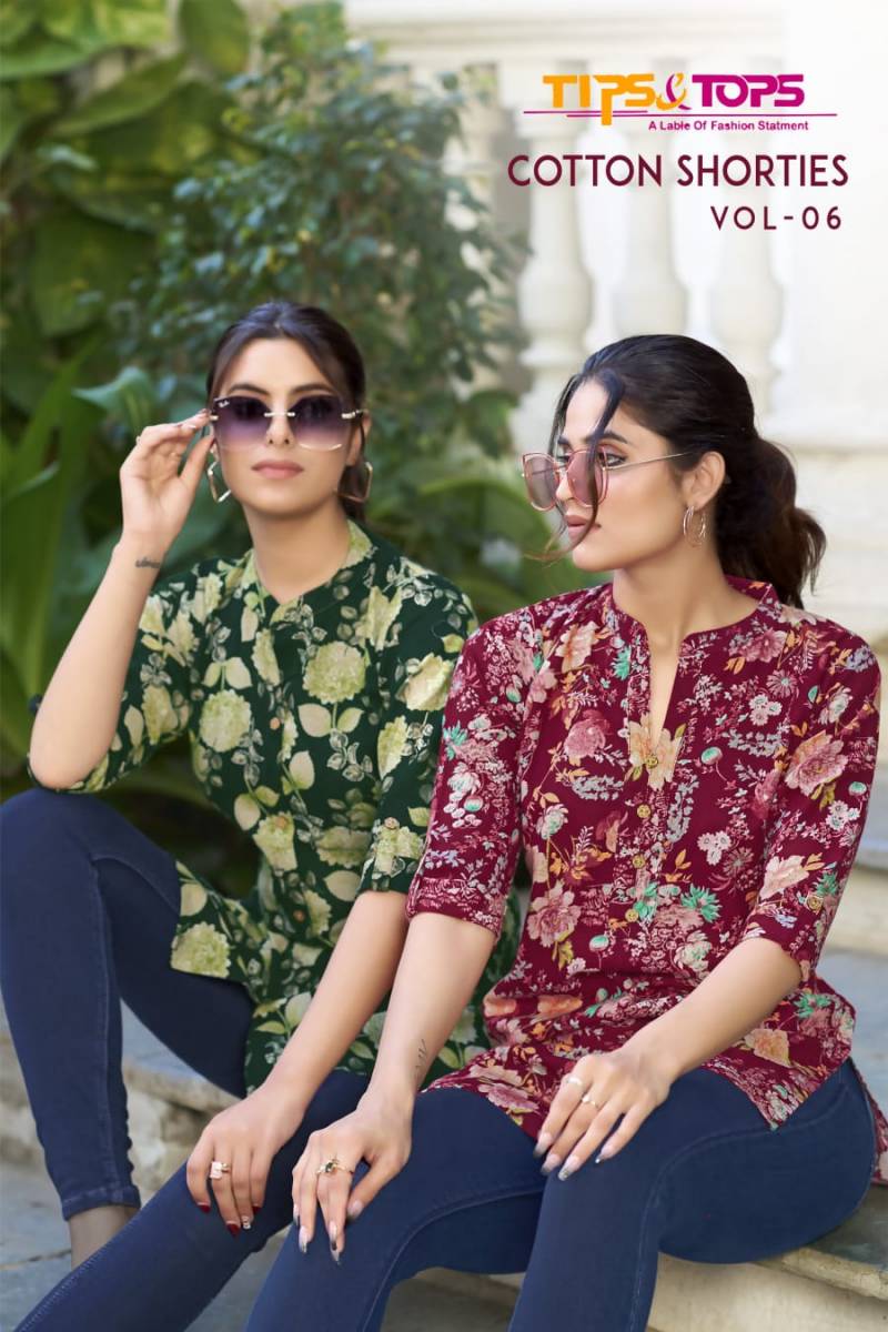 Tips And Tops Cotton Shorties Vol 6 Cotton Wholesale Fancy Top Catalog