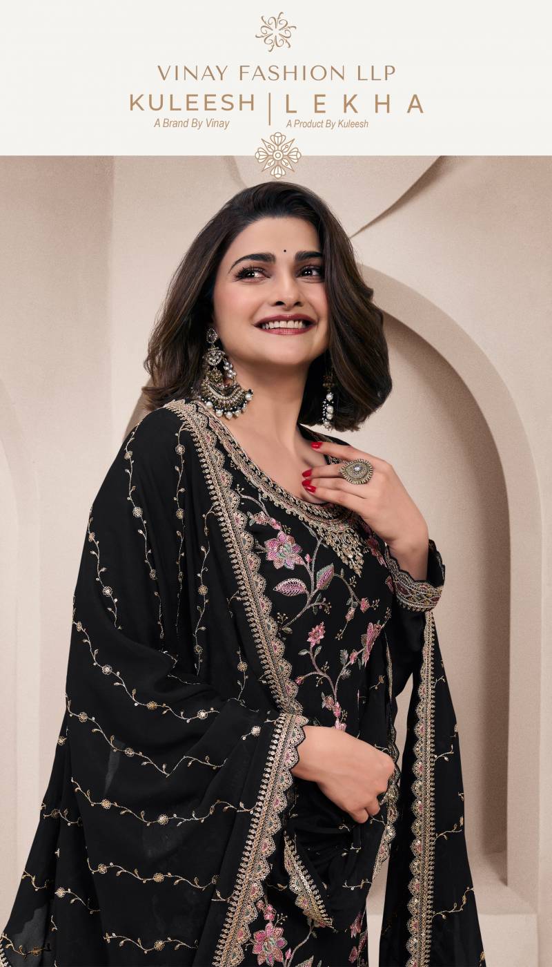 Vinay Kuleesh Lekha Chinon Wholesale Designer Salwar Kameez Collection