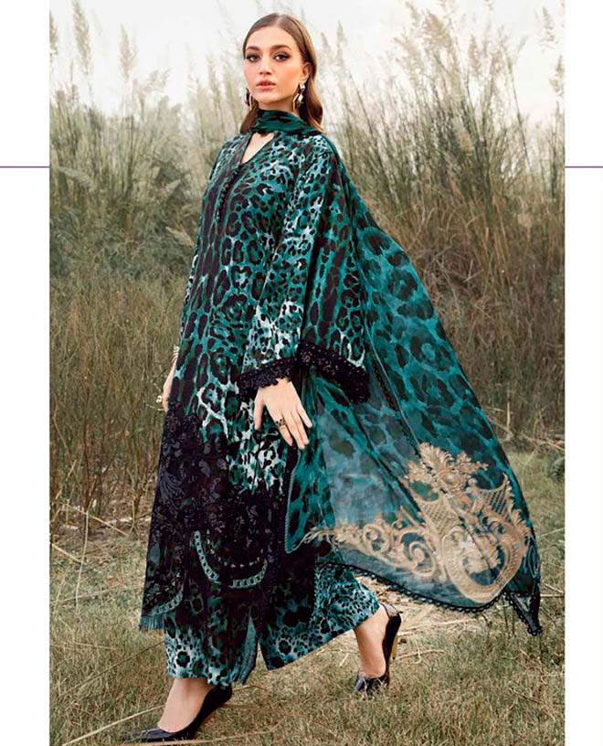 Aasha 1146 A To C Chiffon Dupatta Wholesale Pakistani Eid Collection