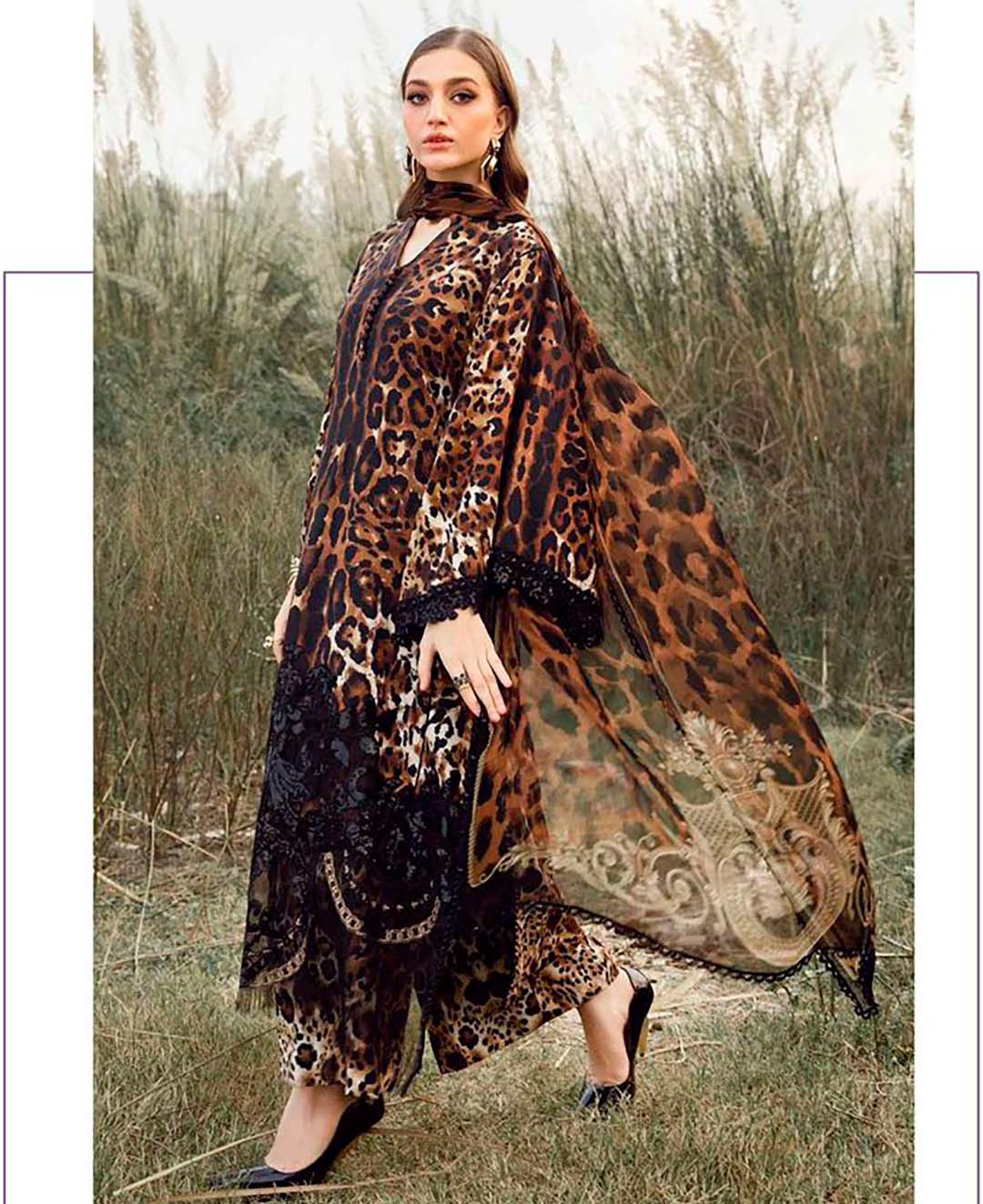 Aasha 1146 A To C Cotton Dupatta Wholesale Pakistani Eid Collection