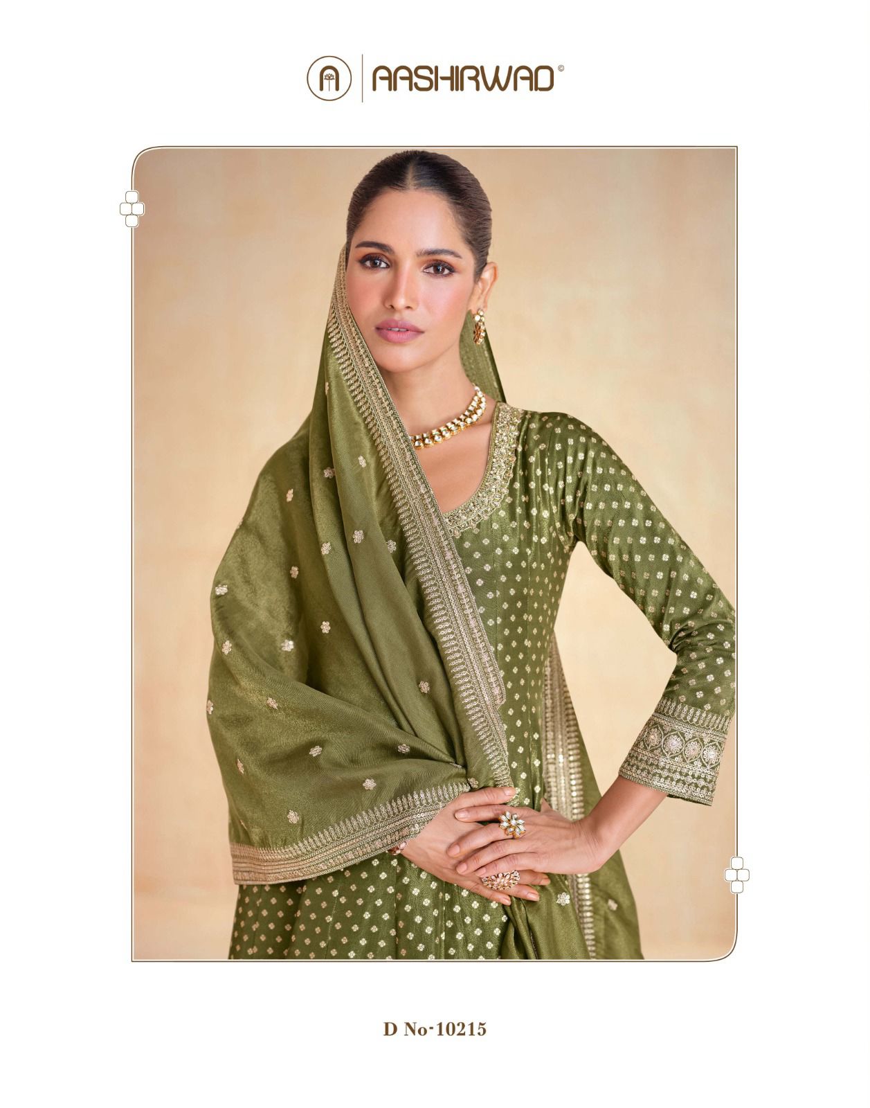 Aashirwad Creation Banaras Pure Organza Wholesale Designer Suit Collection