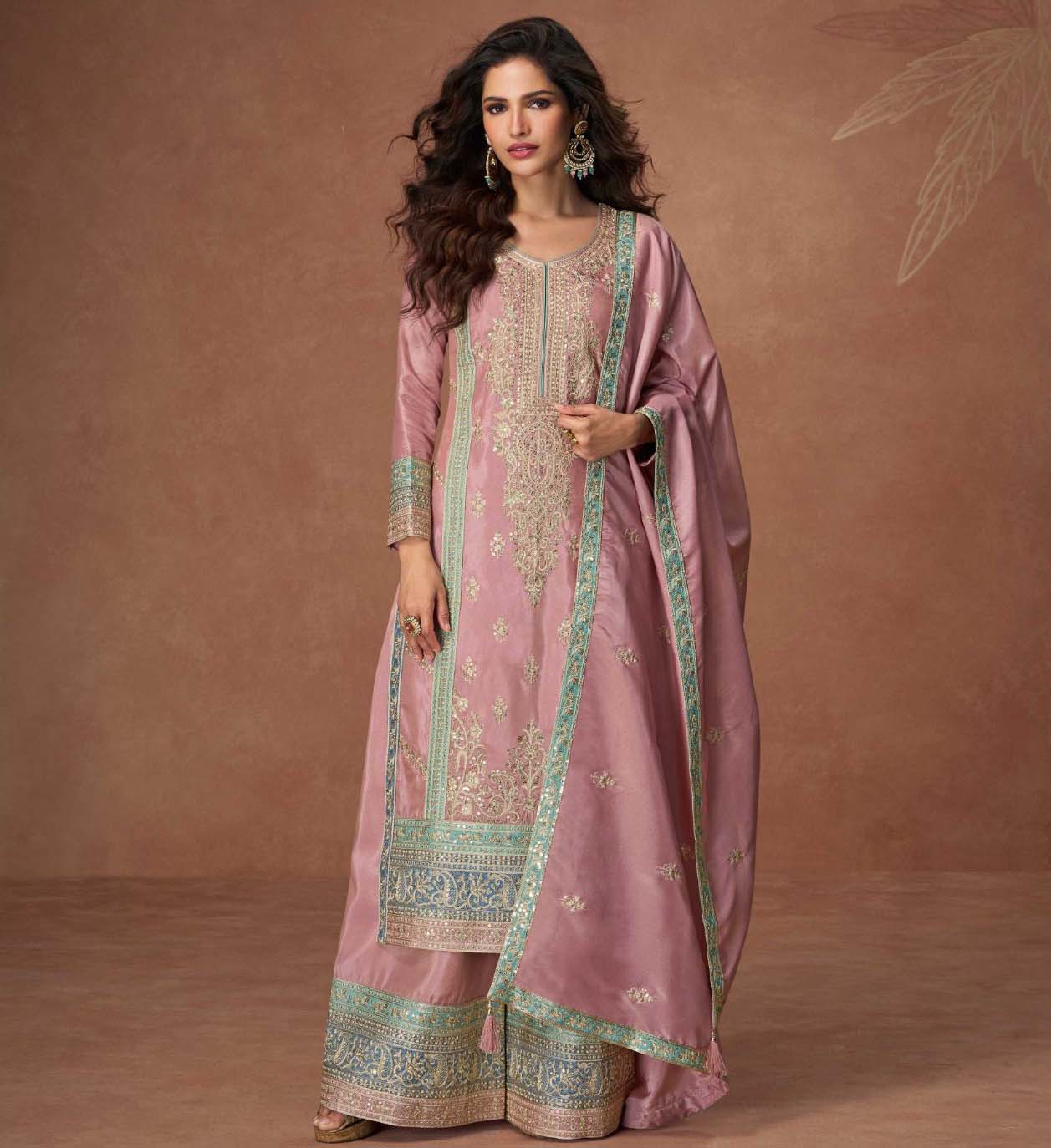 Aashirwad Tashi Rganza Shimmer Silk Wholesale Designer Salwar Kameez Catalog