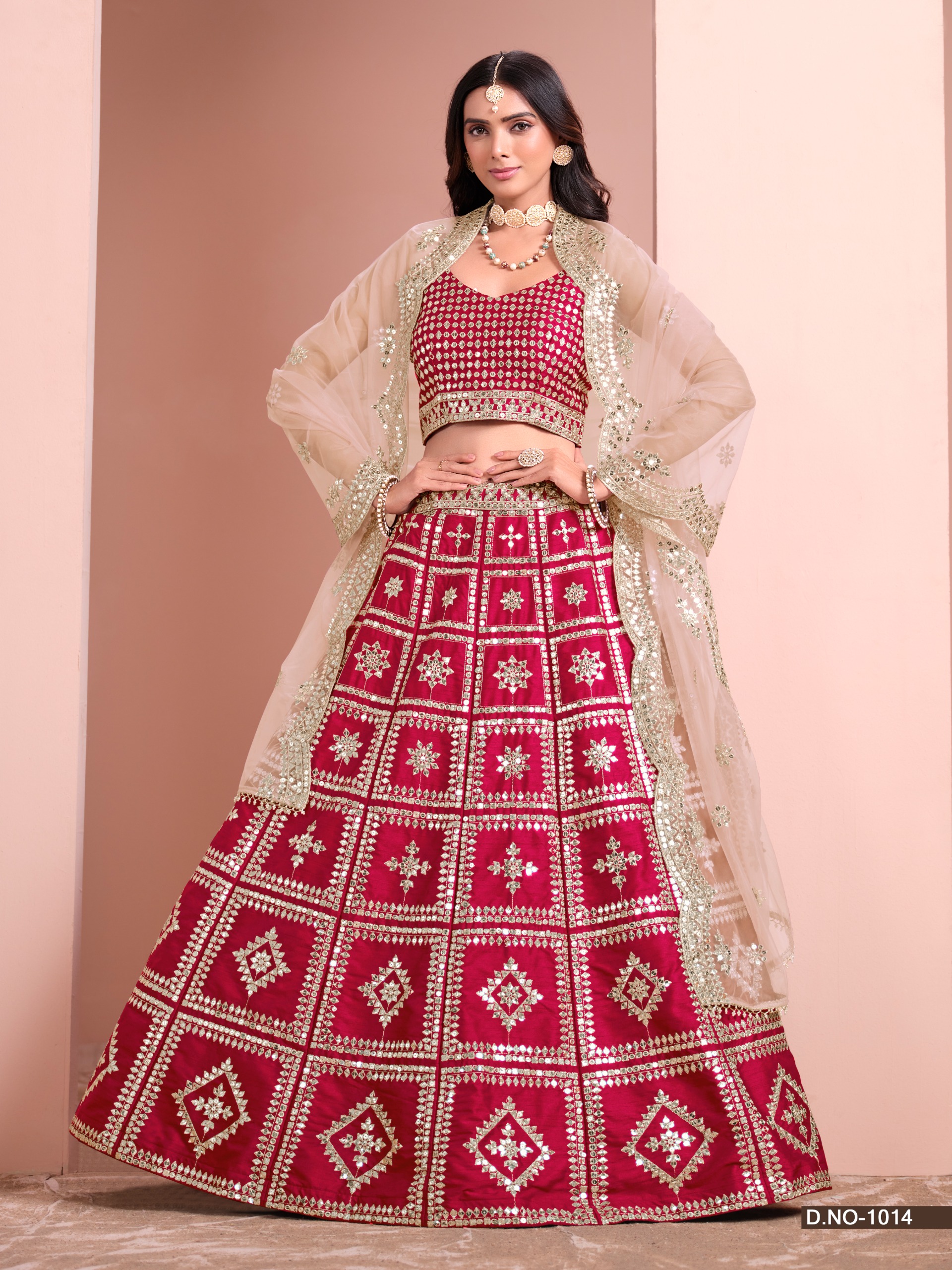 Alizeh by Mehvish Art Silk Lehenga