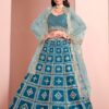 Mehvish Turquoise Blue Lehenga