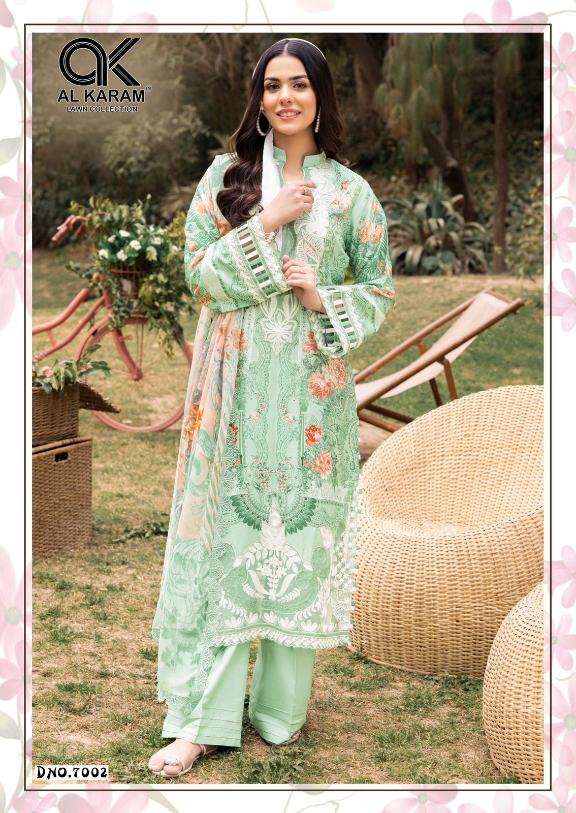 Alkaram Queen’S Court Vol-07 Cotton Wholesale Karachi Dress Material Catalog - Image 3
