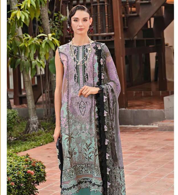 Alzohaib Az 1146 A To C Cotton Dupatta Wholesale Pakistani Salwar Suit Catalog