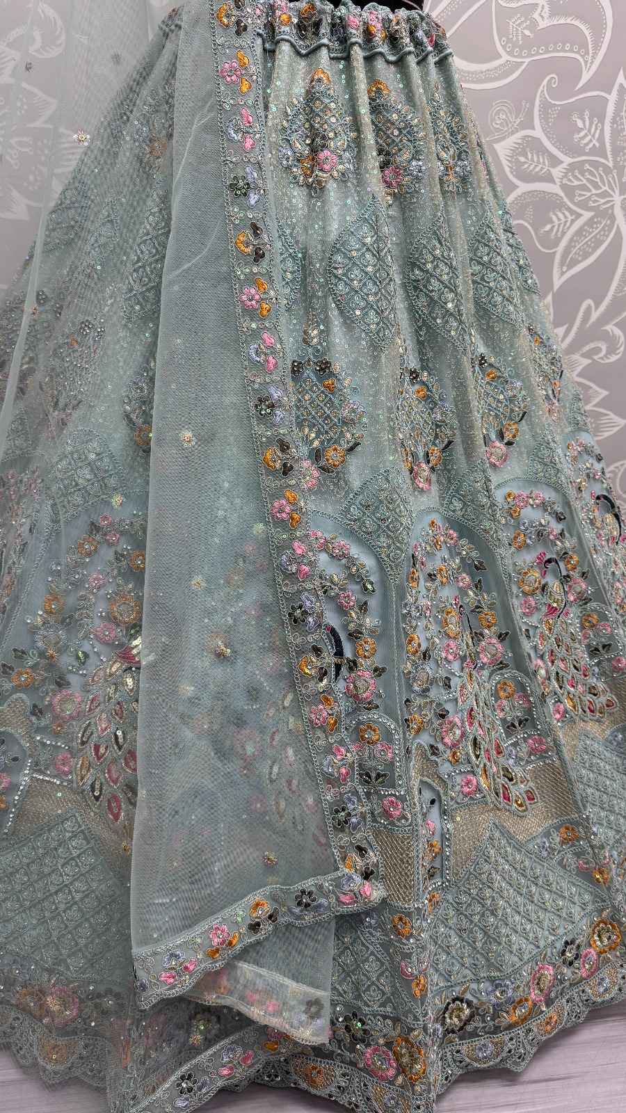 Anjani Art Elegant Net Bridal Lehenga Collection with Multi-Thread Work - Image 5