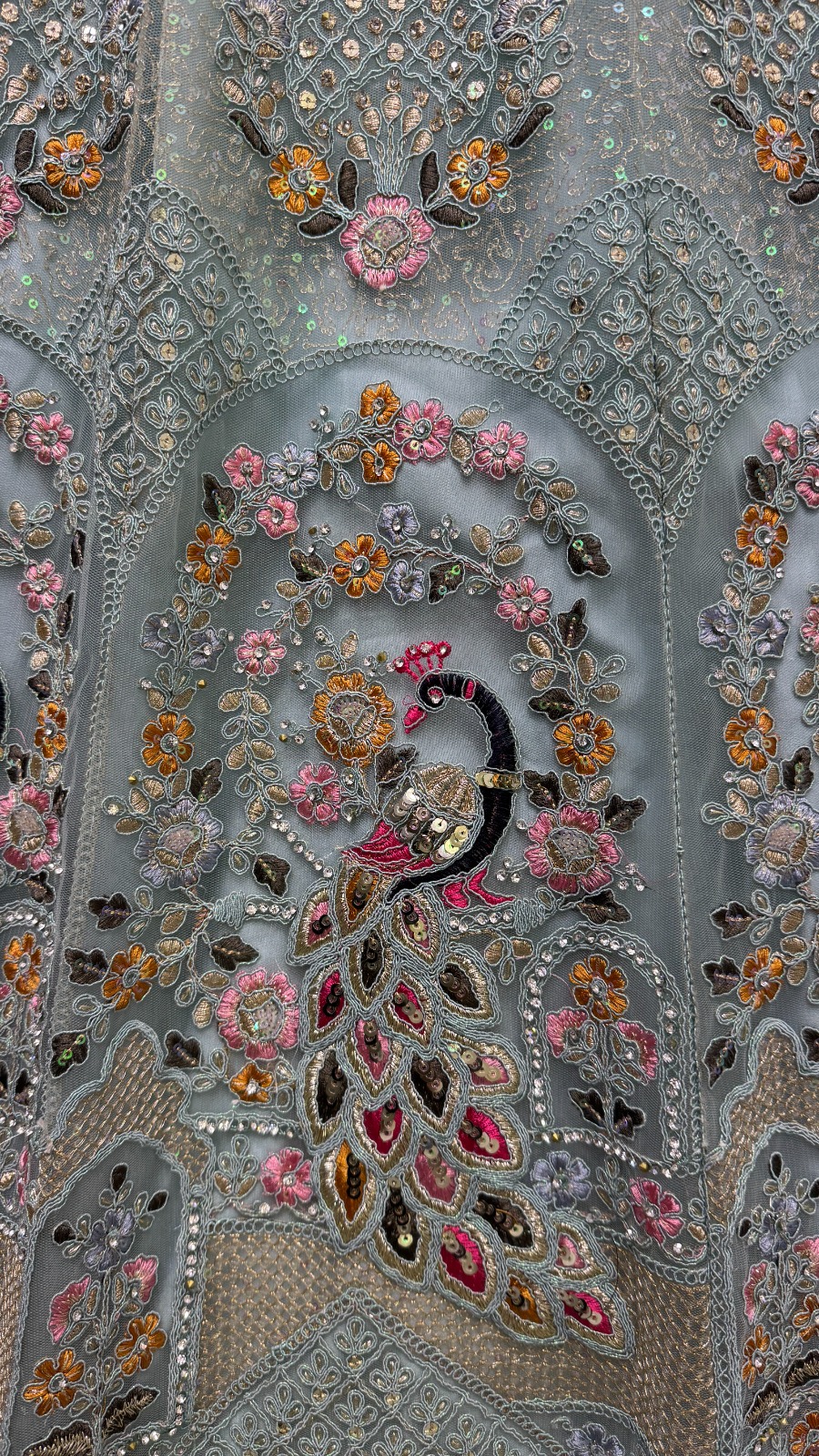 Anjani Art Elegant Net Bridal Lehenga Collection with Multi-Thread Work - Image 4