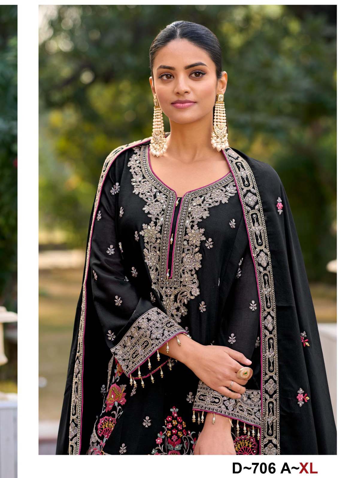 Deepsy D 706 Chinon Wholesale Pakistani Readymade Salwar Suit Catalog