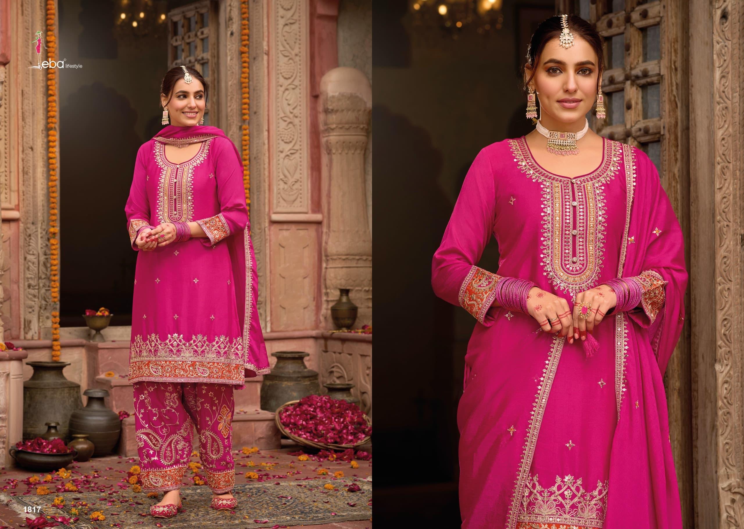 Eba Lifestyle Kashish Chinon Embroidery Wholesale Salwar Suit Collection - Image 3