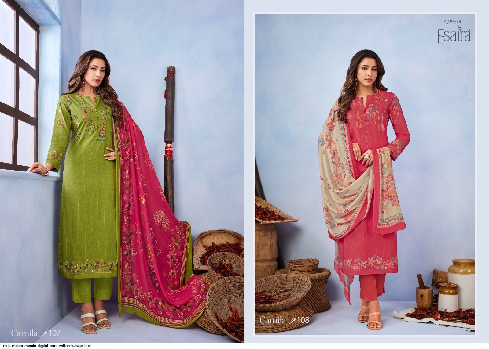 Esaira Camila Cotton Wholesale Fancy Salwar Suit Catalog - Image 3