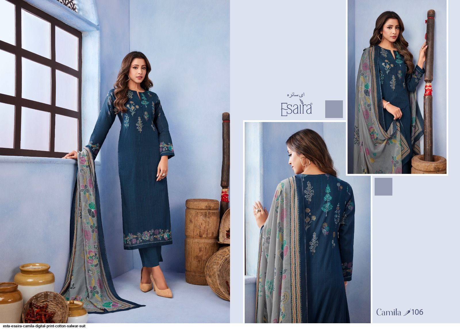 Esaira Camila Cotton Wholesale Fancy Salwar Suit Catalog - Image 5