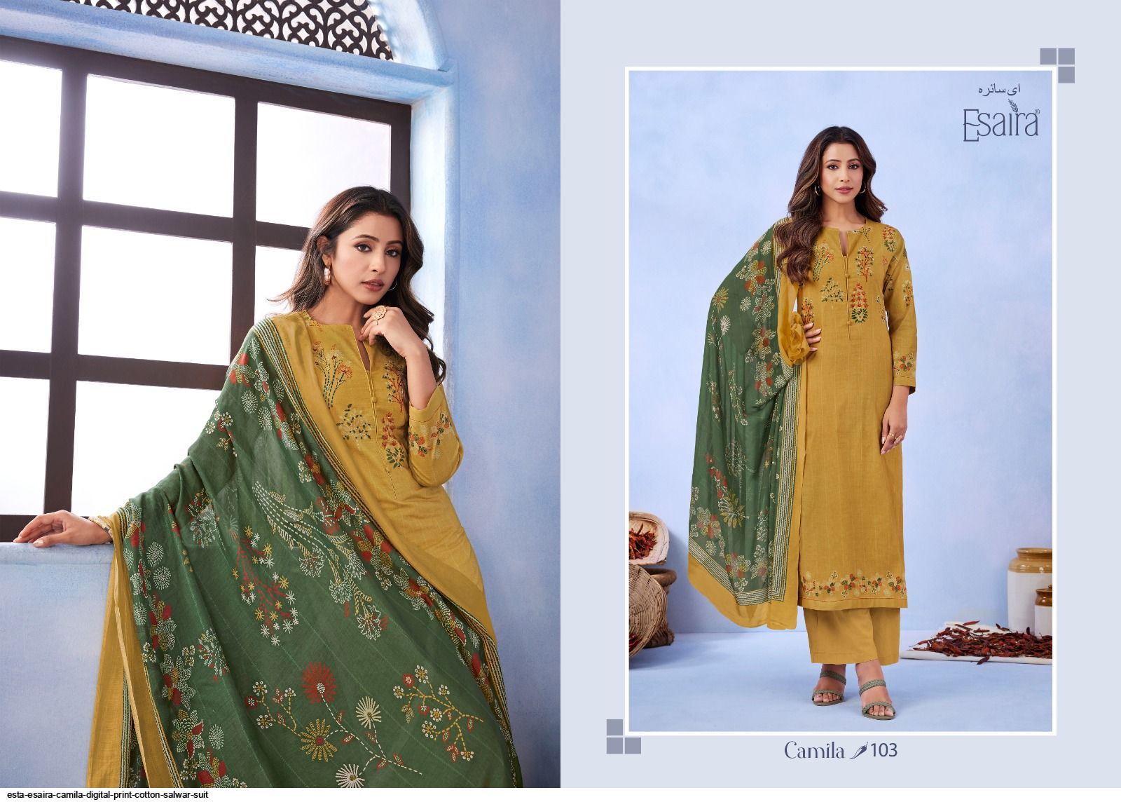 Esaira Camila Cotton Wholesale Fancy Salwar Suit Catalog - Image 8