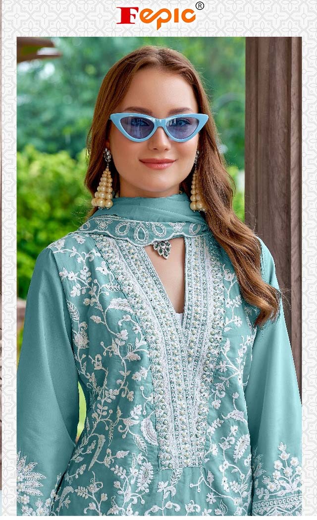 Fepic 1858 Organza Wholesale Pakistani Eid Collection