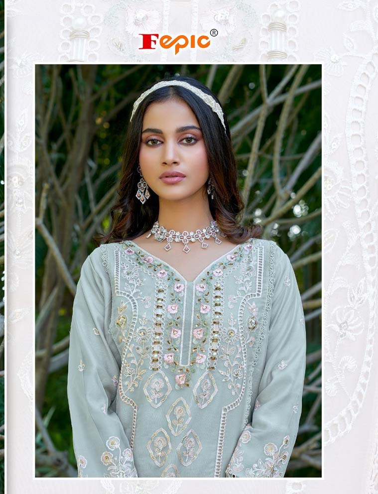 Fepic Cn903 Organza Wholesale Pakistani Readymade Eid Collection