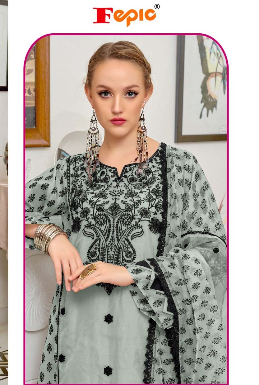 Fepic Cn989 Organza Wholesale Pakistani Readymade Eid Collection