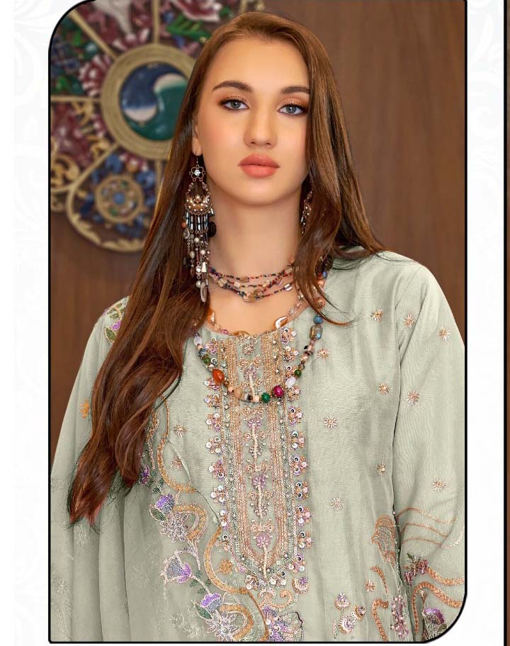 Fepic Cn998 Organza Wholesale Pakistani Readymade Salwar Suit Catalog