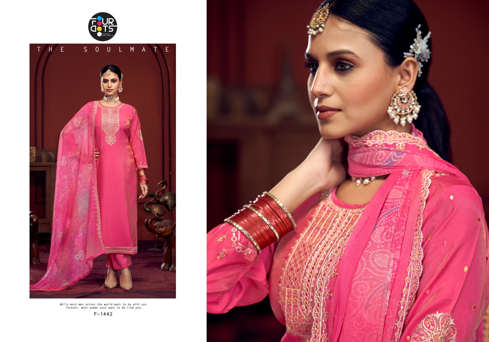 Fourdots Aahna Muslin Simar Wholesale Designer Salwar Suit Catalog - Image 3