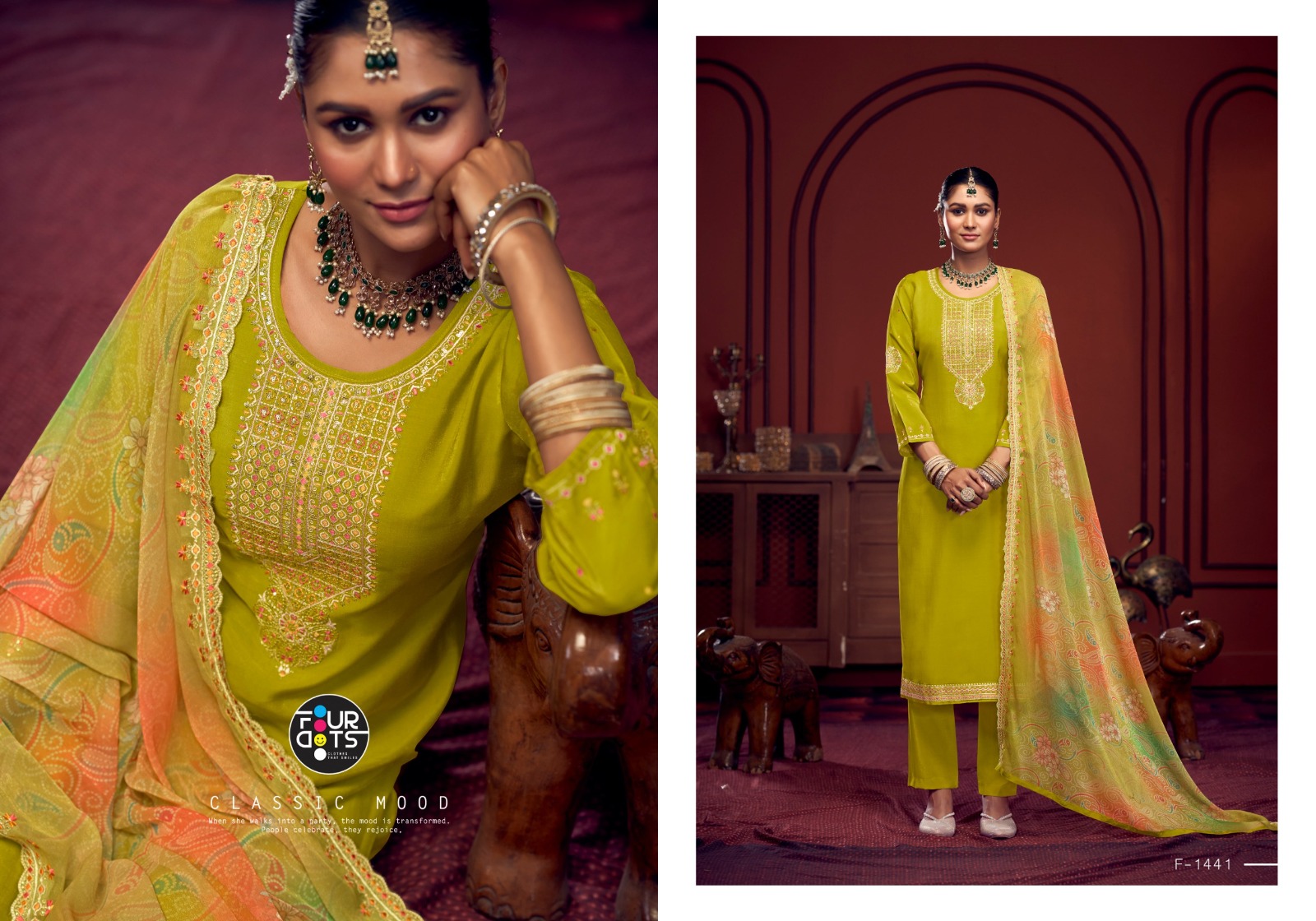 Fourdots Aahna Muslin Simar Wholesale Designer Salwar Suit Catalog - Image 4