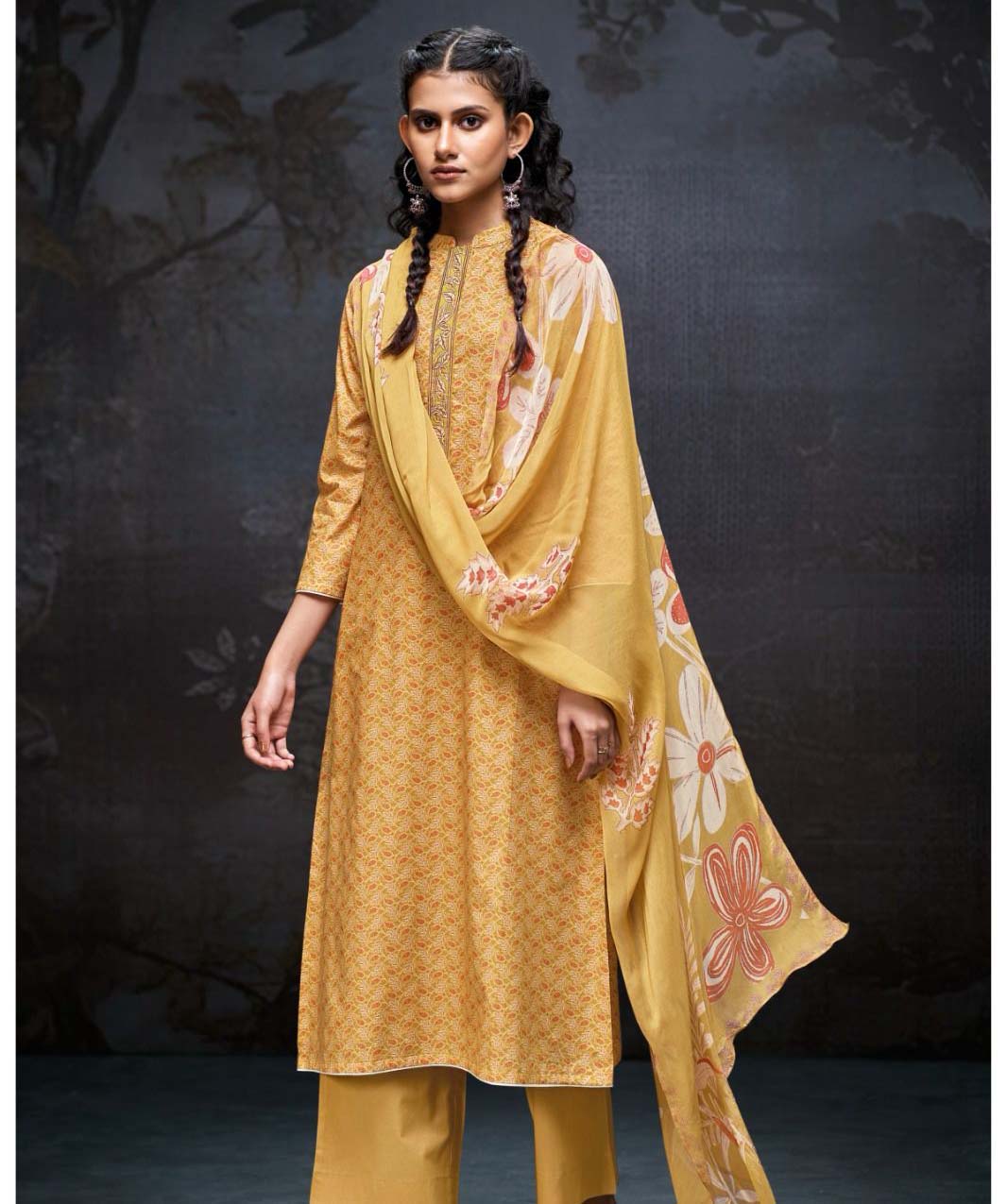 Ganga Aeisha 3147 Premium Cotton Printed Wholesale Fancy Salwar Suit Catalog