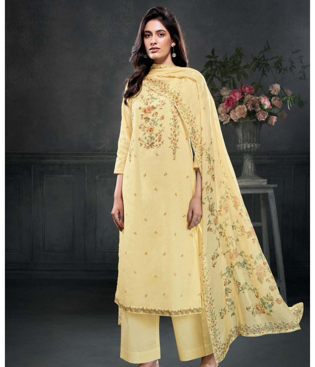 Ganga Citra Embroidered Wholesale Designer Salwar Suits Catalog