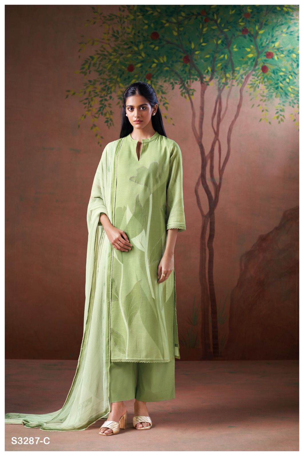 Ganga Elauna 3287 Cotton Printed Wholesale Salwar Suit Collection - Image 2