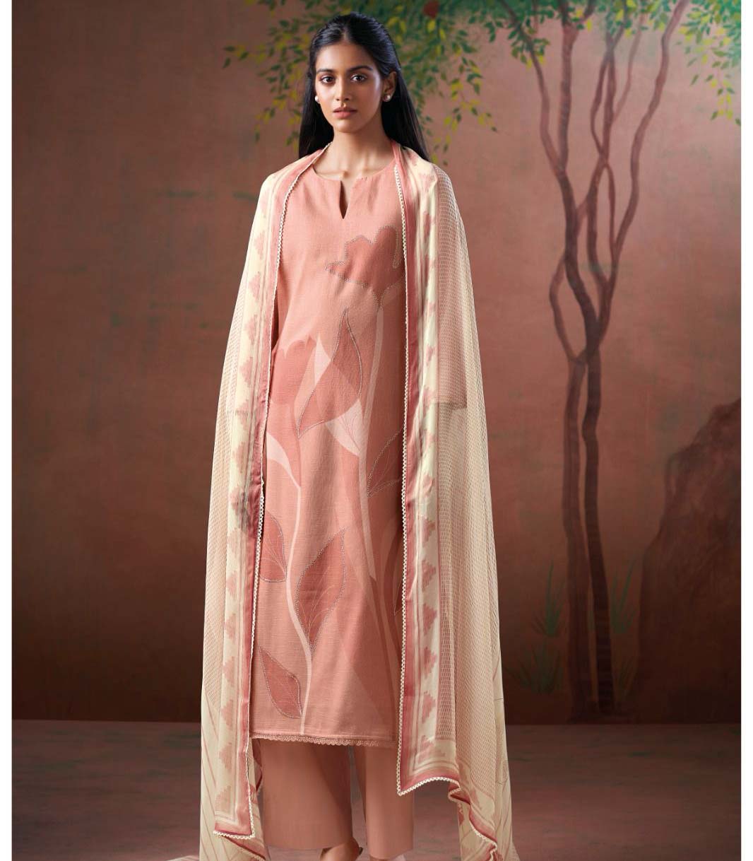 Ganga Elauna 3287 Cotton Printed Wholesale Salwar Suit Collection