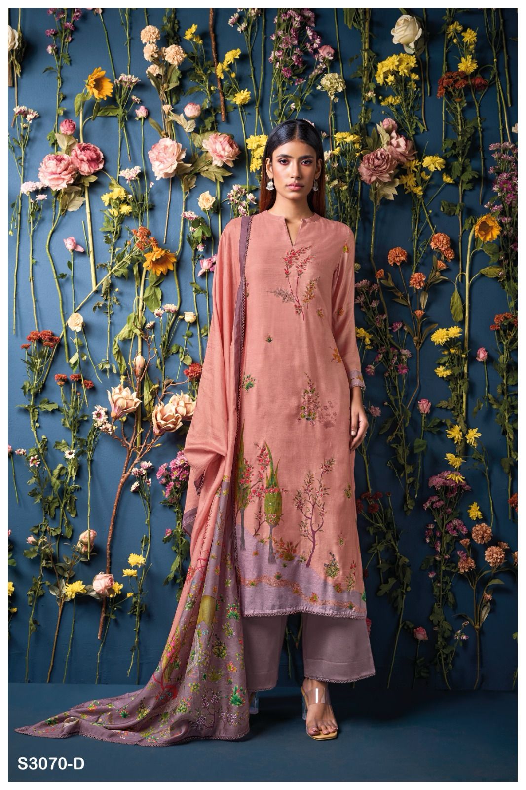 Ganga Freyal Bemberg Silk Printed Wholesale Fancy Salwar Suit Collection - Image 2
