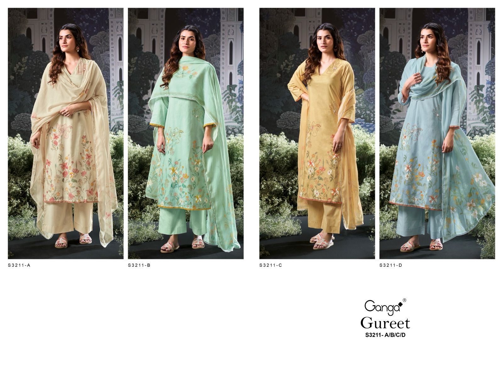 Ganga Gureet 3211 Premium Cotton Printed Wholesale Fancy Salwar Suit Collection - Image 7