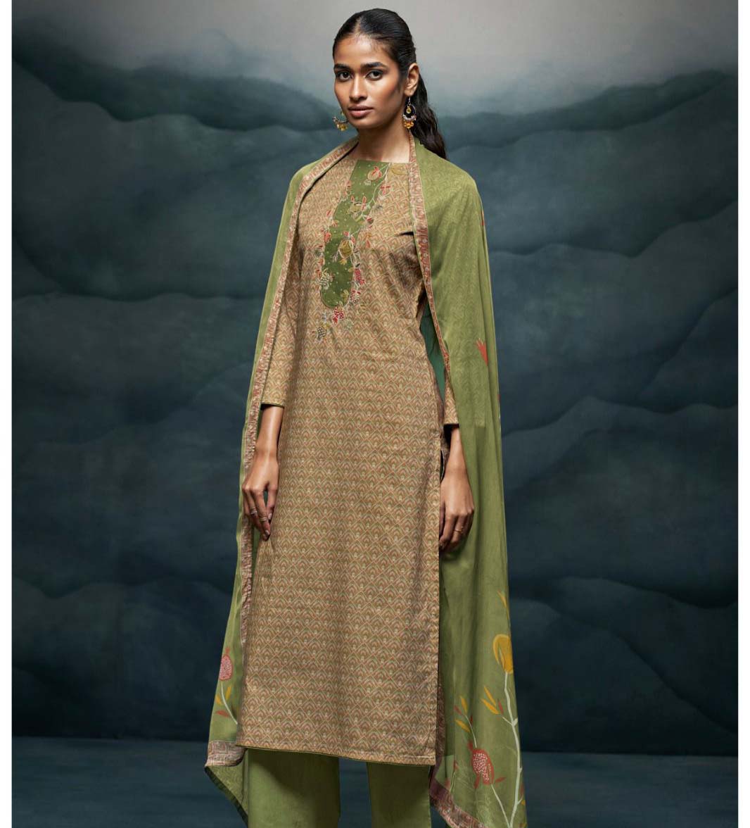 Ganga Hadian 3172 Premium Cotton Printed Wholesale Fancy Salwar Suit Catalog