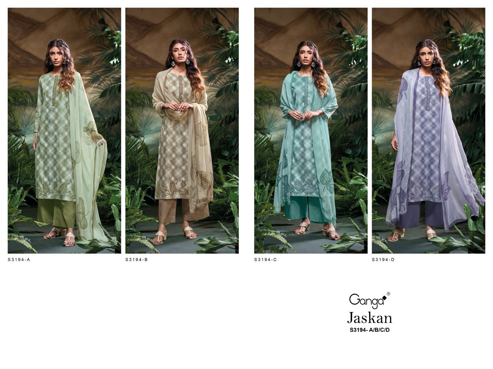 Ganga Jaskan Cotton Printed Wholesale Salwar Suit Collection - Image 6
