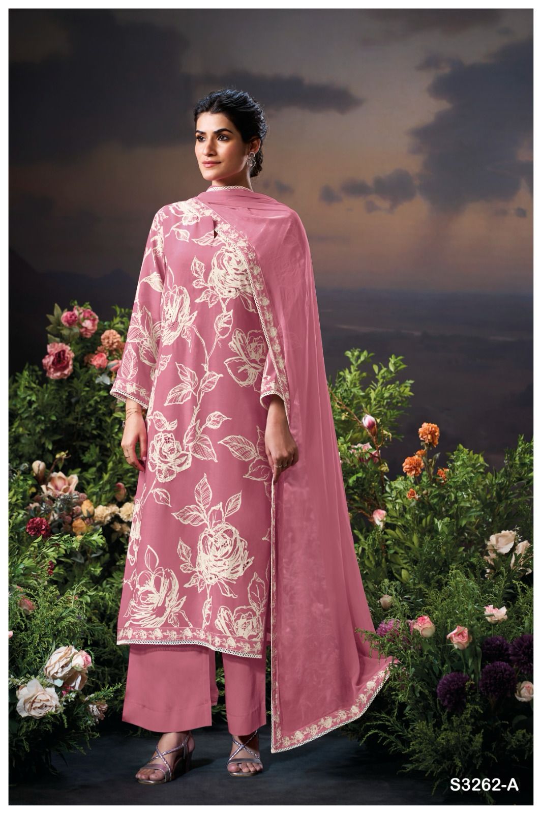 Ganga MUKTI 3262 Premium Viscose Muslin Wholesale Salwar Suit Catalog - Image 2