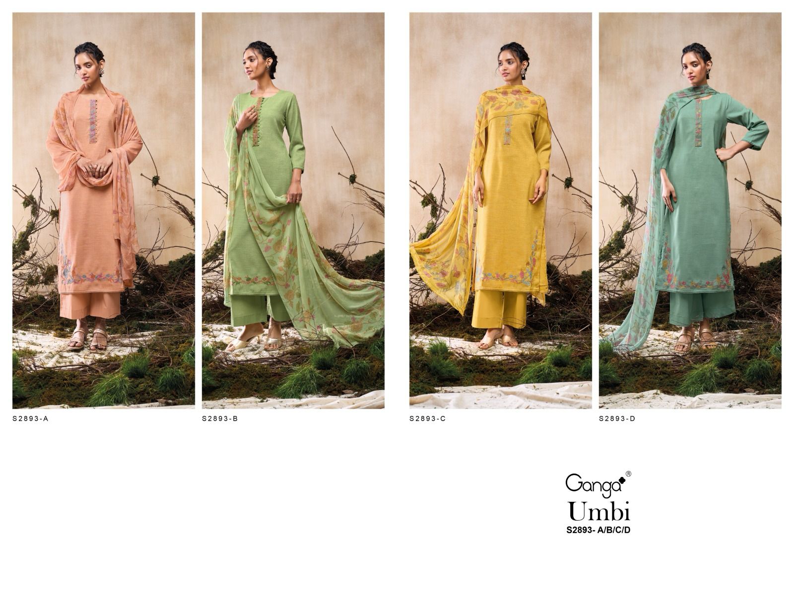 Ganga UMBI 2893 Premium Woven Cotton Wholesale Salwar Suit Catalog - Image 5