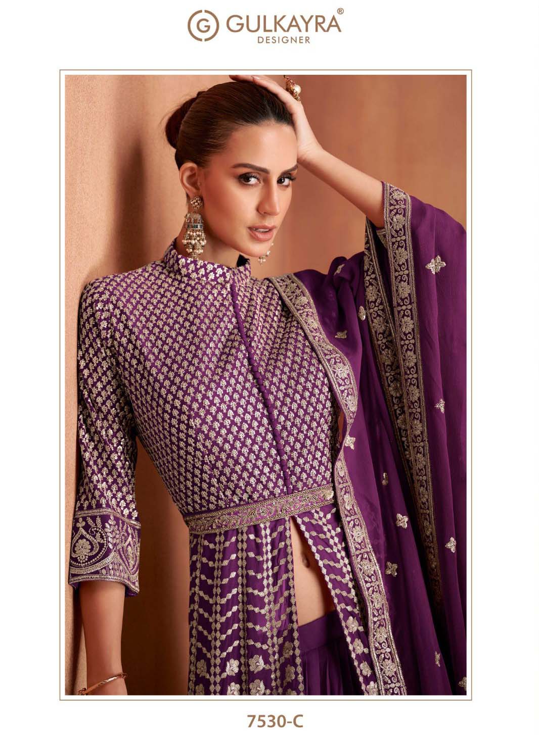 Gulkayra Designer Khwab Real Georgette Wholesale Designer Salwar Suit Catalog