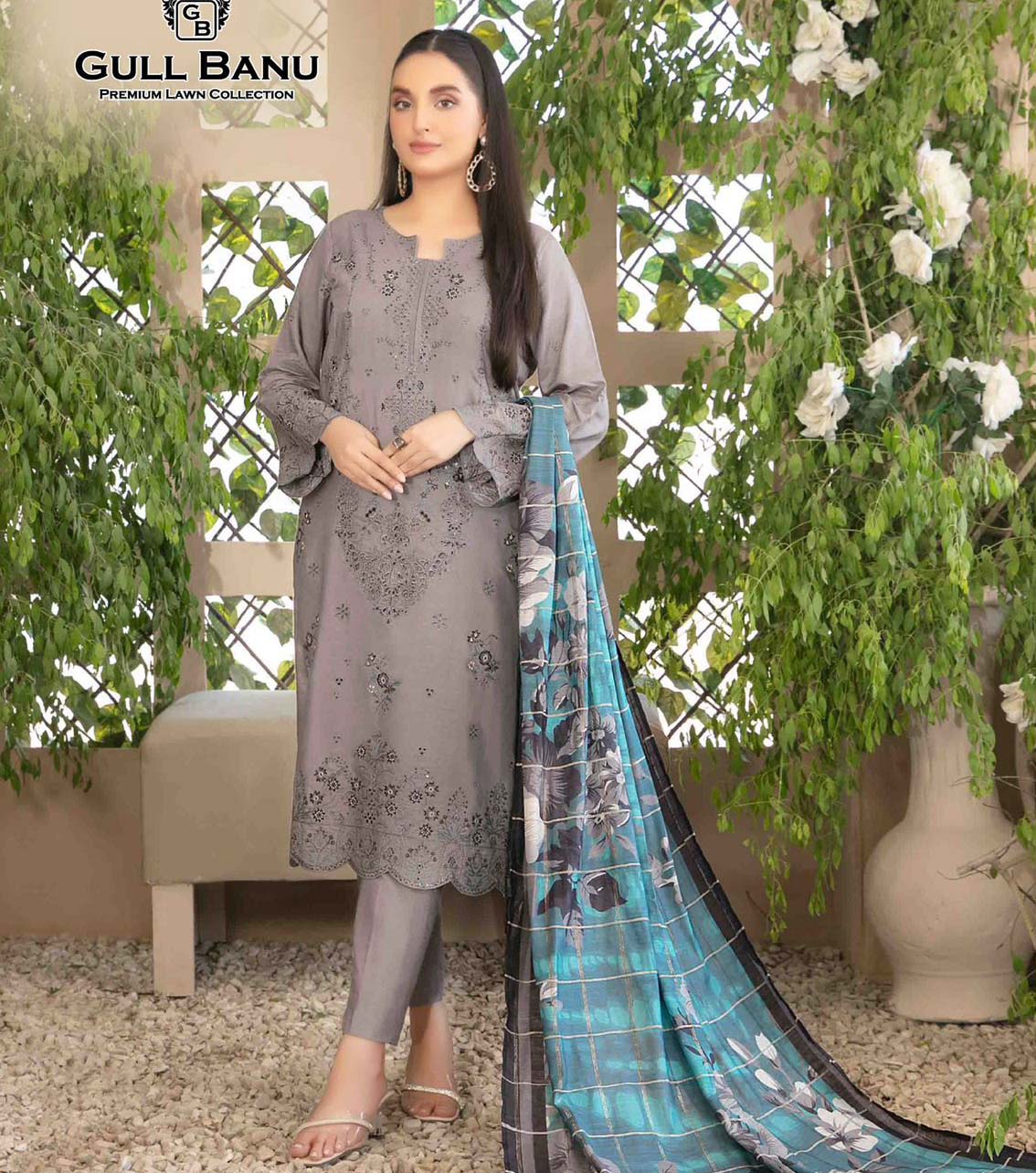 Gull A Ahmed Gull Banu Vol 8 Lawn Cotton Wholesale Pakistani Salwar Suit Catalog