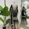 Buy Heavy Chinon Suit with Sharara Online