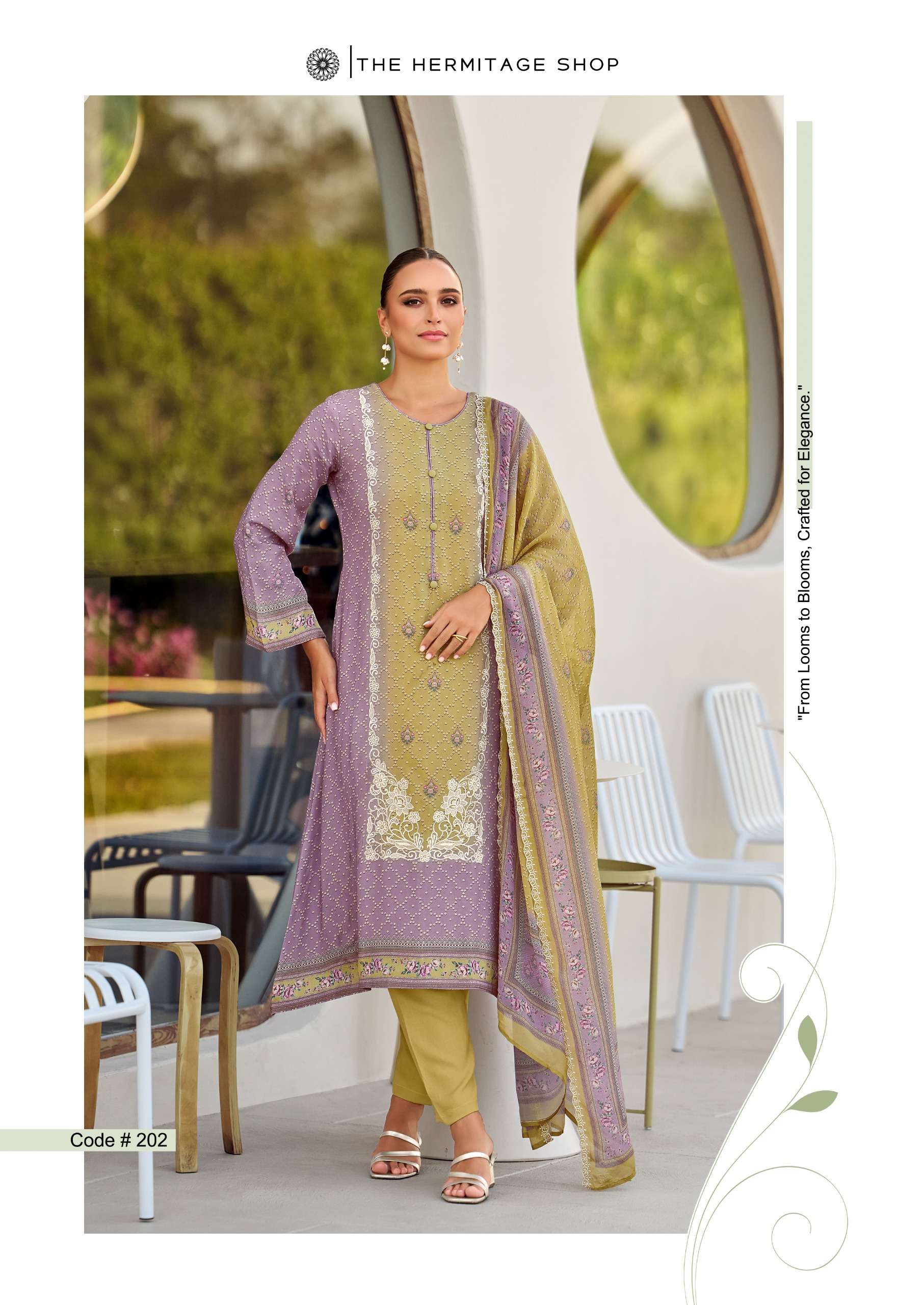 Hermitage Bandhej Vol 2 Digital Printed Wholesale Dress Material Collection - Image 5