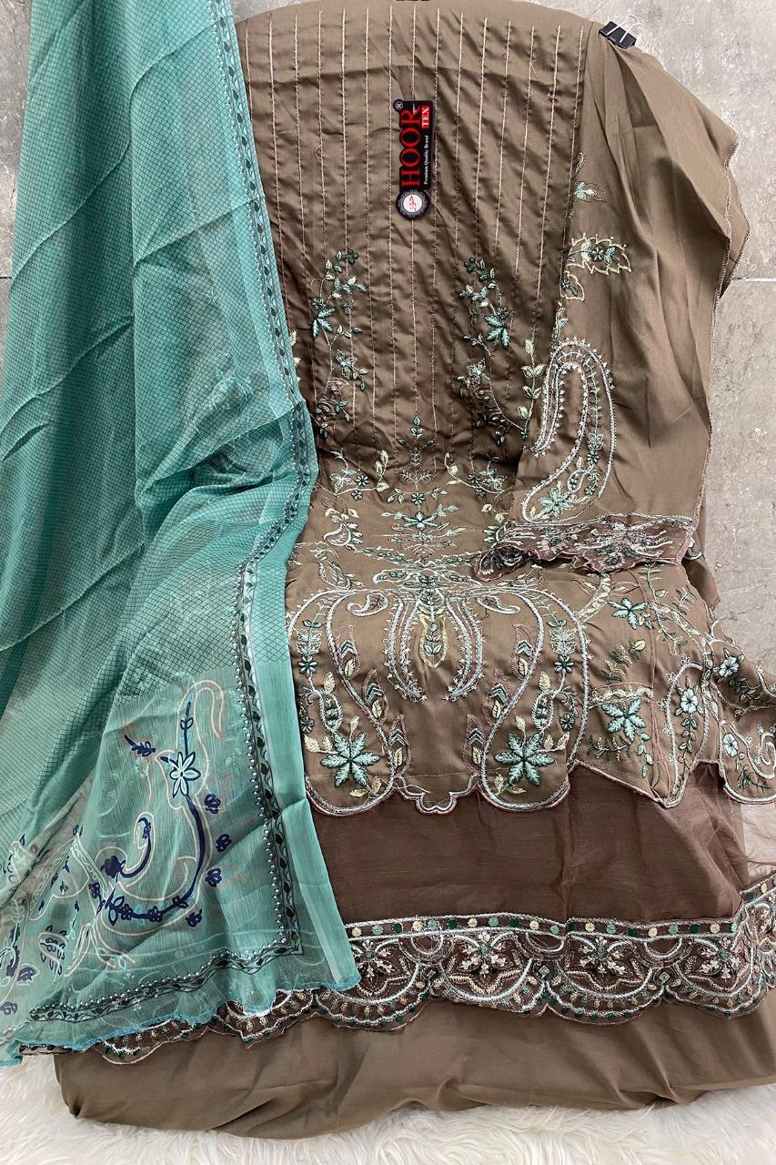 Hoor Tex H-287 A To D Heavy Rayon Wholesale Pakistani Salwar Suit Catalog - Image 7