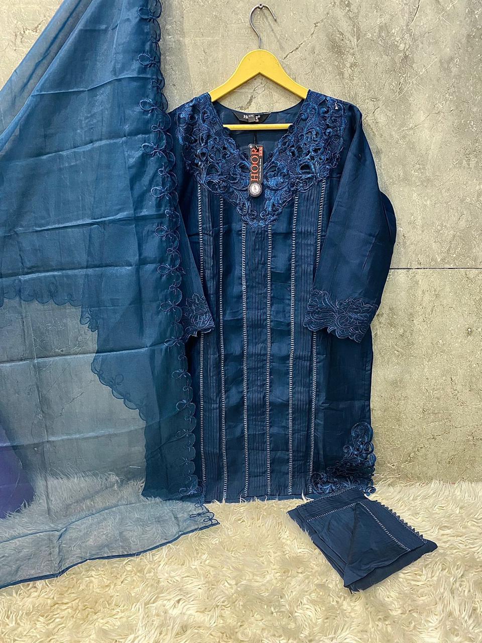 Hoor Tex Hf-111,A To D Cristal Viscous Wholesale Pakistani Readymade Salwar Suit Catalog - Image 10