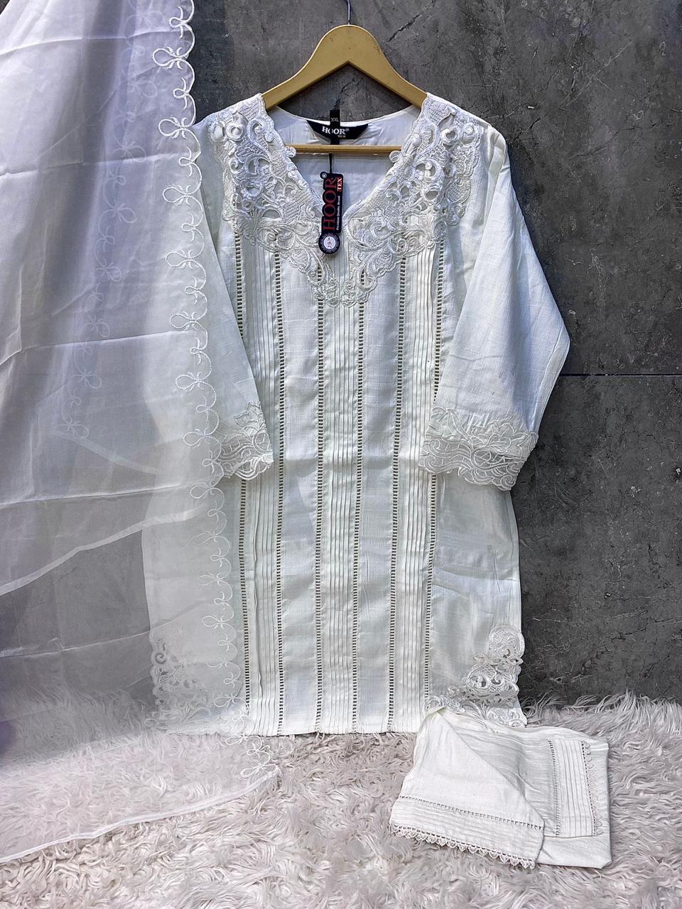 Hoor Tex Hf-111,A To D Cristal Viscous Wholesale Pakistani Readymade Salwar Suit Catalog - Image 9