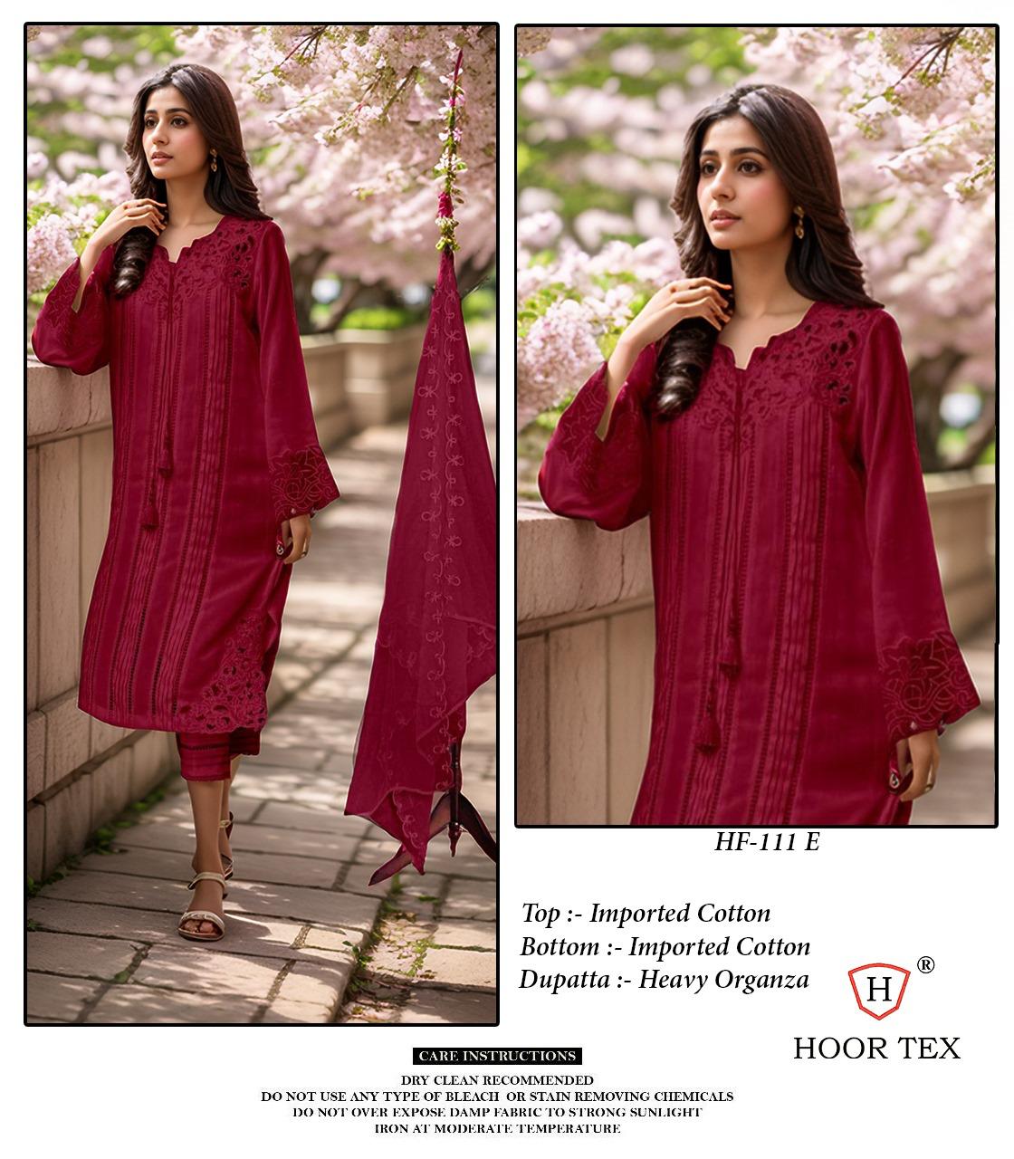 Hoor Tex Hf-111,A To D Cristal Viscous Wholesale Pakistani Readymade Salwar Suit Catalog - Image 6