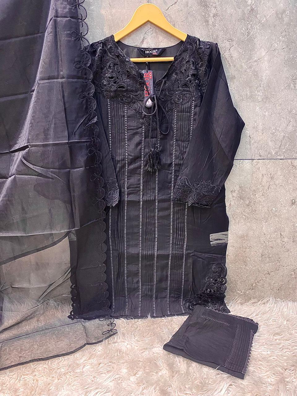 Hoor Tex Hf-111,A To D Cristal Viscous Wholesale Pakistani Readymade Salwar Suit Catalog - Image 8