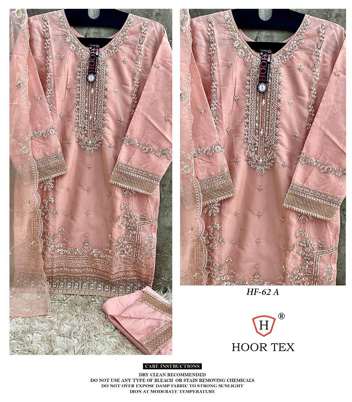 Hoor Tex Hf-62,A To D Heavy Organza Wholesale Pakistani Readymade Eid Collection - Image 8