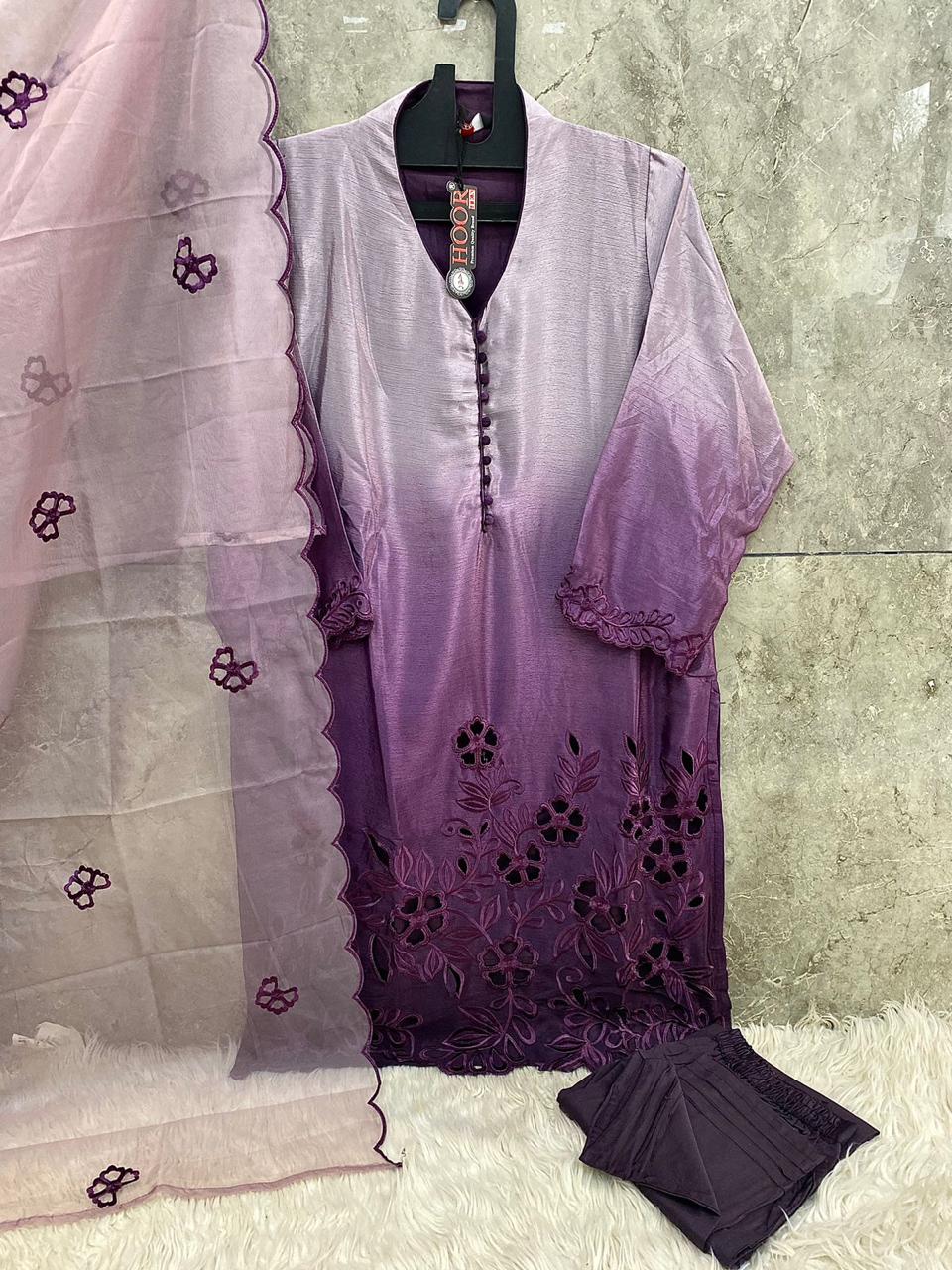 Hoor Tex Hf-88,A To D Heavy Chinon Wholesale Pakistani Readymade Salwar Suit Catalog
